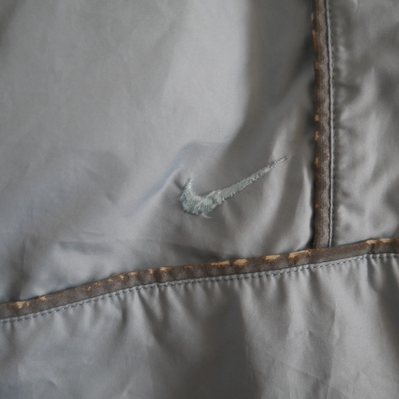 Nike Windbreaker Jacket Size Small Full Zip Teal Light Blue Running Reflective - Picture 6 of 8